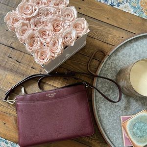 NWOT. Kate Spade Plum Crossbody.